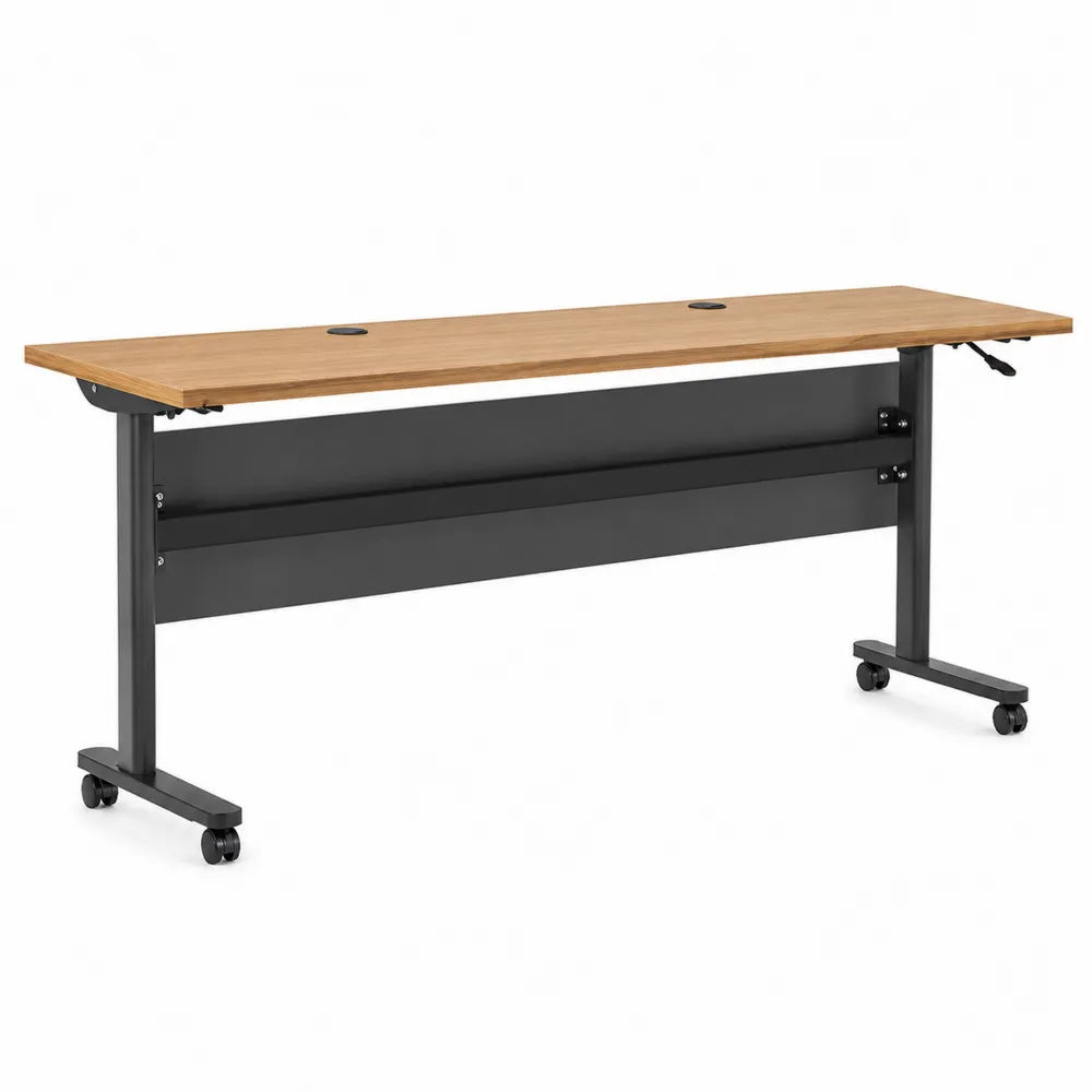 Składane biurko z laminowanym blatem MDF i stalowym stelażem 120x60 cm
