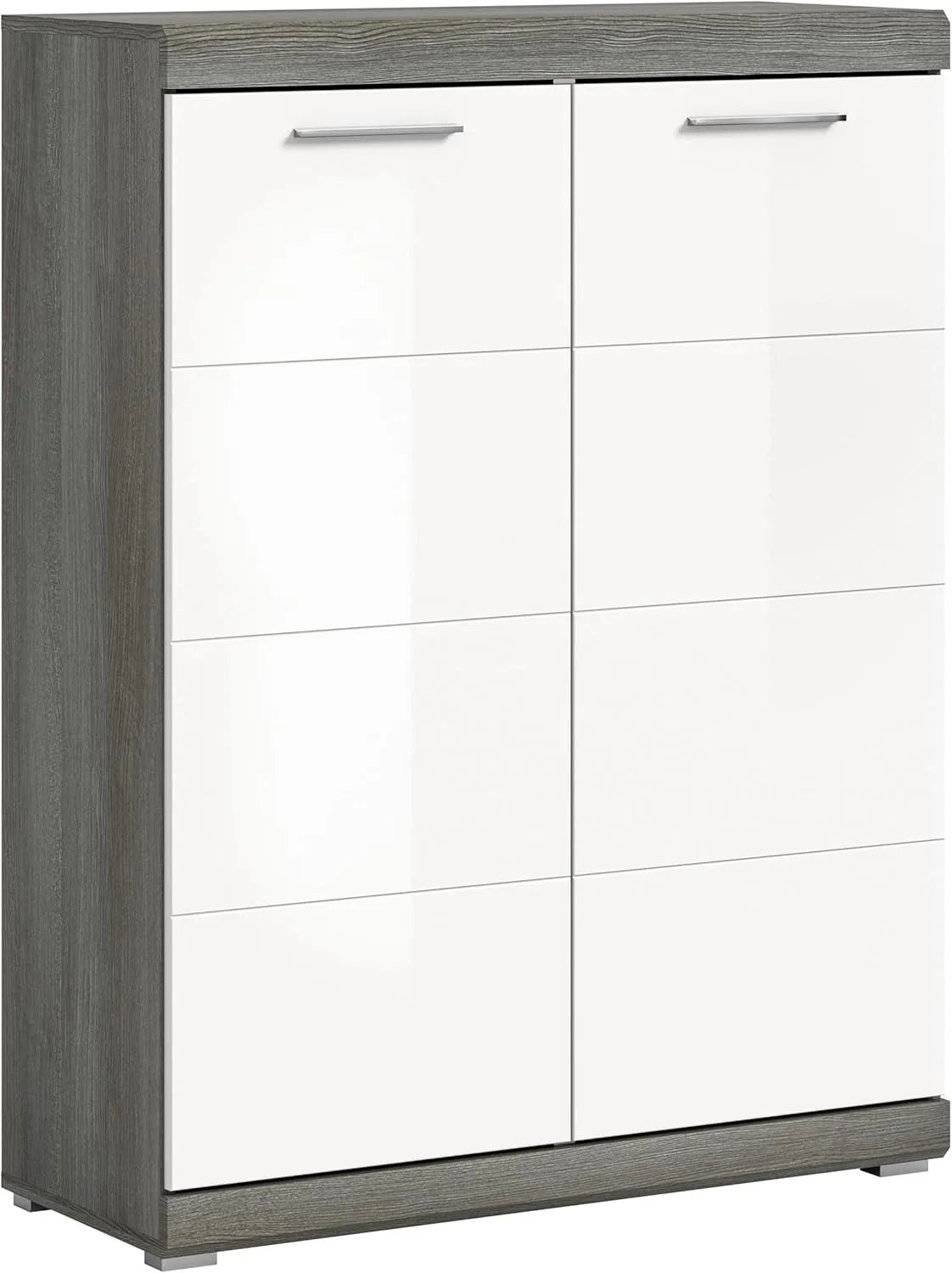 xonox.home Garderoba Scout X06B2605 szafka na buty Komoda i szafka do przechowywania z przodu — 90 × 120 × 37 cm, biały
