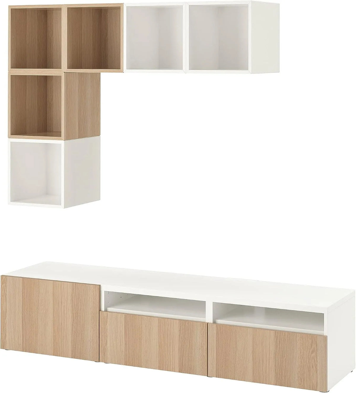 IKEA EKET Smart TV: 180 × 42 × 170 cm, biały