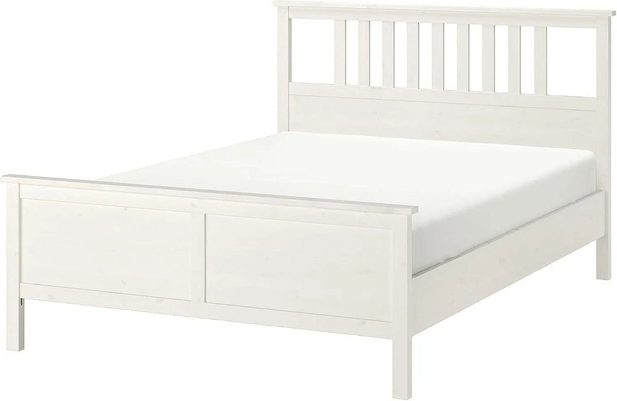 IKEA HEMNES Rama łóżka i konstrukcja łóżka: 140 × 200 cm, biały