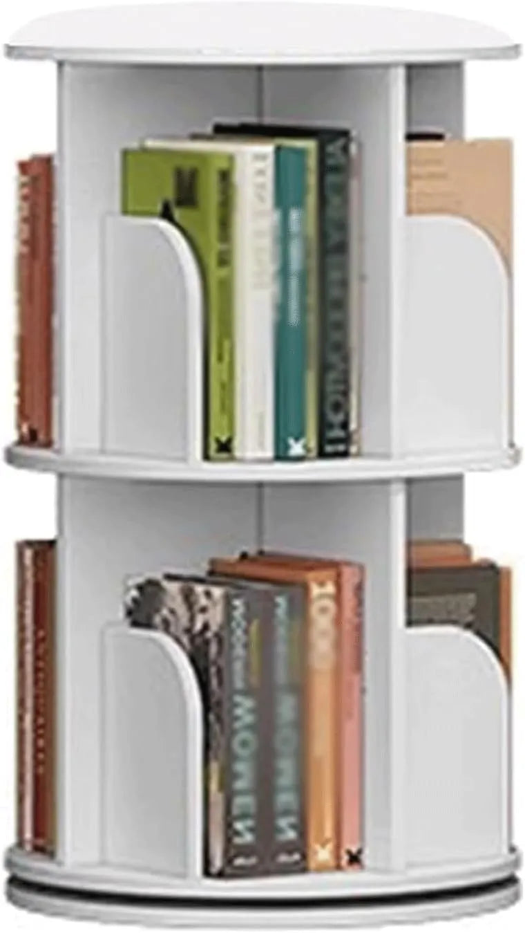 Regał na książki i regał stojący obrotowy 2/3/4/5/6 Tier boekenplanken 360 ° Roterende boekenplank Organisator