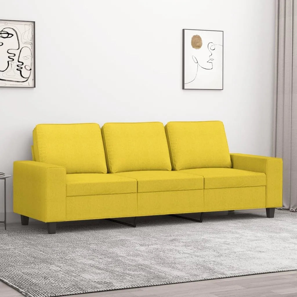Sofa – tapicerka materiałowa, 3-osobowa, 180 cm, 359404, tapicerka materiałowa