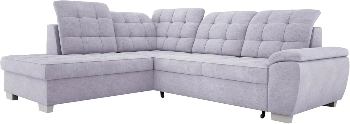 Sofa narożna: LOTTA, z funkcją spania, 258 × 212 cm