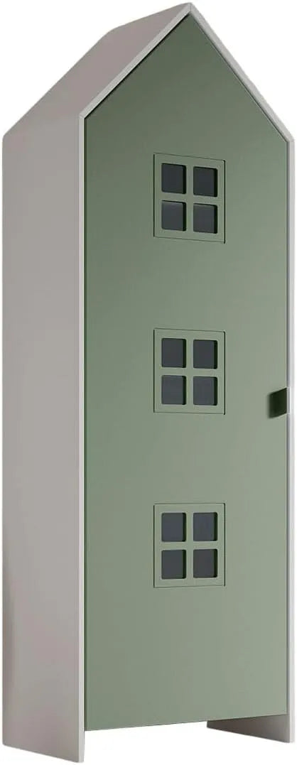 Szafa — MDF, 57, 6 × 171, 5 cm, zielony