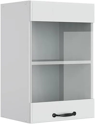 Vicco Szklana szafka kuchenna 'R-Line': 40 cm, biały