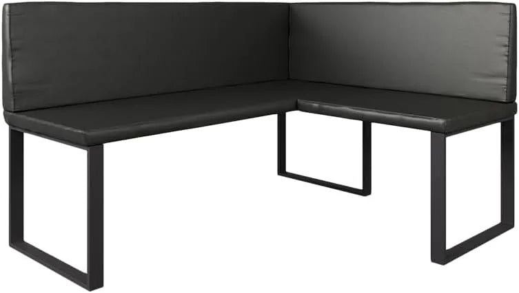 Vicco Ławka narożna do jadalni 'Ravon': 120 × 150 cm, czarny