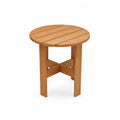 Stół ogrodowy okrągły drewniany teak 50 cm